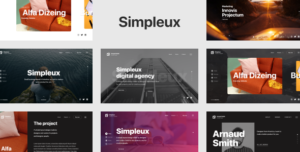 Simpleux 2.2022 - Creative Portfolio Website Template