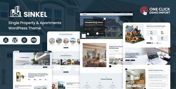 Sinkel 1.0 - Single Property & Apartments Real Estate WordPress Theme