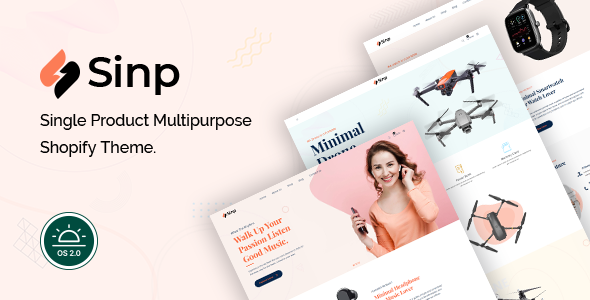 Sinp 1.1.2 - Single Product Shop Shopify Theme