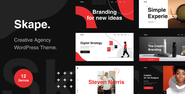 Skape 1.0 - Creative & Modern Agency WordPress Theme