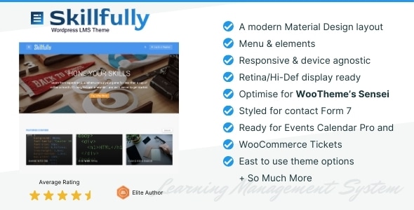 Skillfully 2.0 - A Learning Management System (LMS) Theme