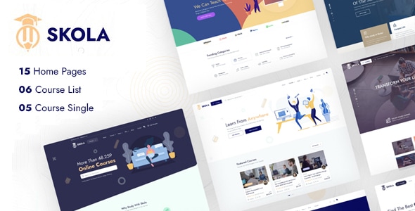 Skola 1.0.36 - LMS Online Courses WordPress Theme