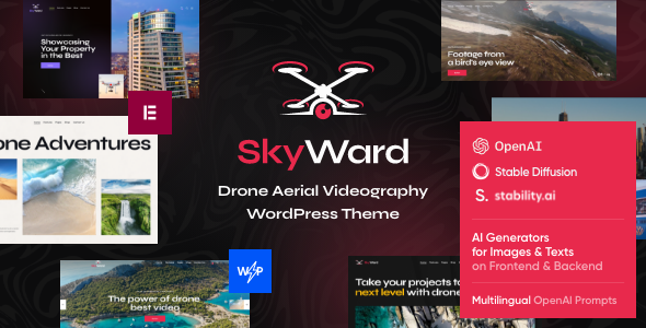 Skyward 1.13 - Drone Aerial Videography WordPress Theme
