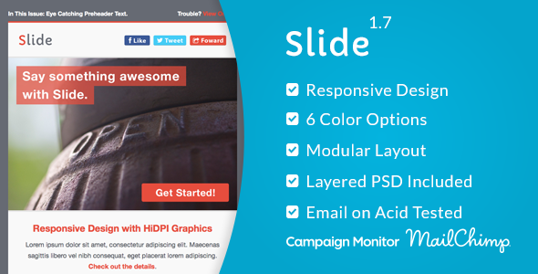 Slide 2.3 - Responsive Email Template