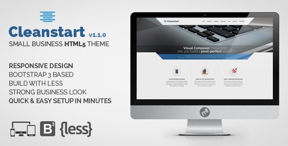 Small Business HTML Theme 1.1 - CLEANSTART