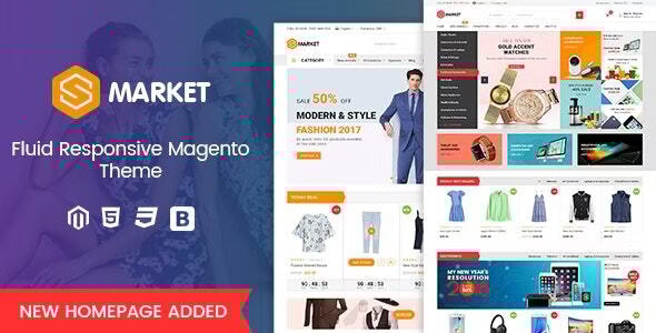 Smarket 2.1.8 - Fluid Responsive Magento 2 MultiPurpose Theme