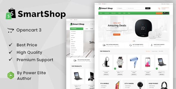 Smart Shop 2.3.0 - Multipurpose OpenCart 3 & 2 Theme