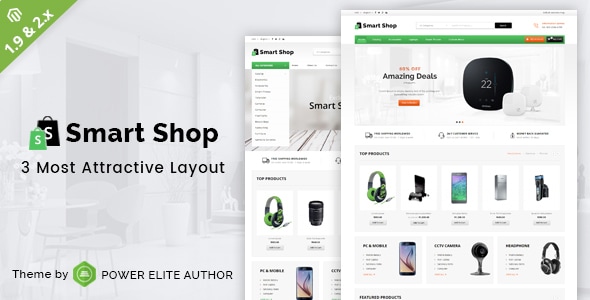 Smart Shop 2.3 - Responsive Magento 1 & 2 Theme