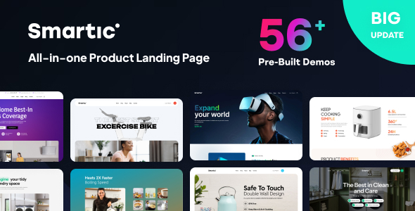 Smartic 56 - Product Landing Page WooCommerce Theme
