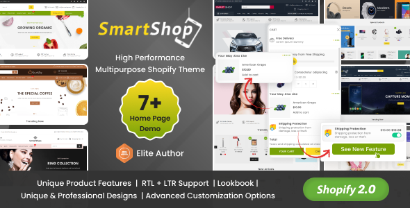 Smartshop 2.6.0 - Multipurpose Shopify OS 2.0 Theme