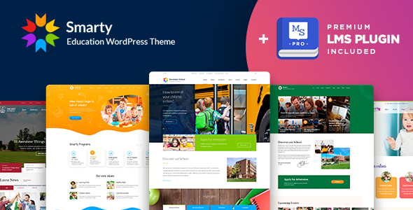 Smarty 6.5 School Kindergarten WordPress theme