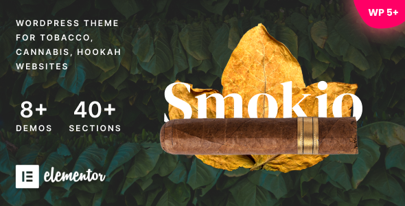 Smokio 1.18 - Tobacco & Cannabis WordPress Theme