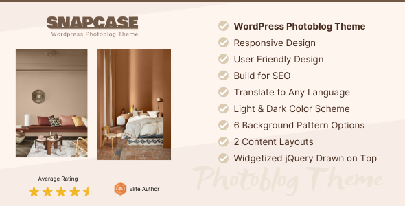 Snapcase 1.6 - Responsive WordPress Photoblog Theme