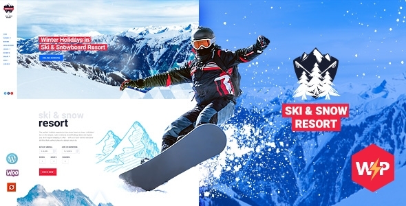 Snow 1.3.2 - Club  Ski Resort and Snowboard Classes WordPress Theme