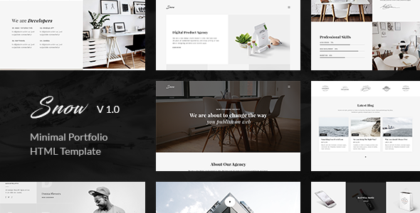 Snow  Portfolio HTML Template