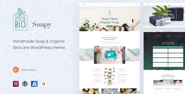 Soapy 1.1.2 - Handmade & Organic Skincare WordPress Theme