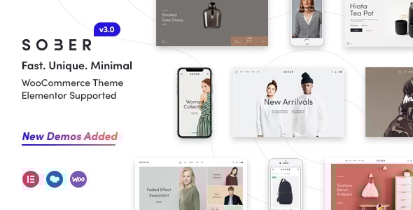 Sober 3.5.0 WooCommerce WordPress Theme