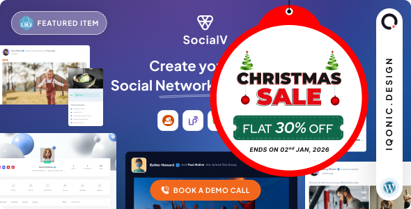 SocialV - Social Network and Community BuddyPress Theme