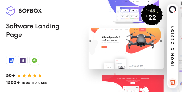 Sofbox 4.2 - Software Landing Page Template (HTML5)