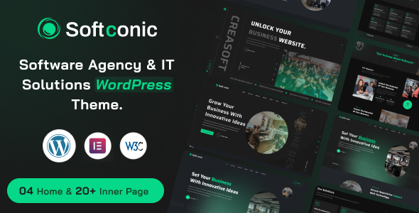 Softconic 1.0.0 - Software and IT Solutions WordPress Theme