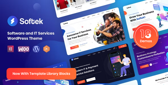 Softek 14 - Software & IT Solutions WordPress Theme