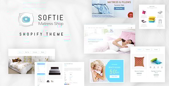 Softie 1.3 - Shopify Theme for Beds Pillows Mattress & Interior Shop