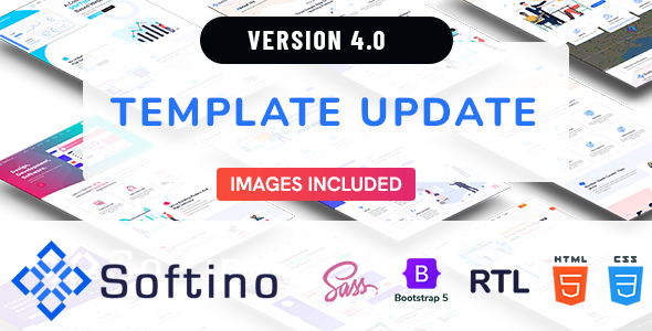 Softino 4.0 - Software Landing Page