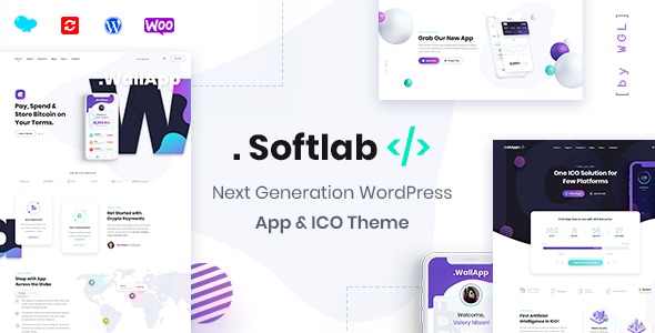 Softlab 1.3.9 - Startup and App WordPress Theme