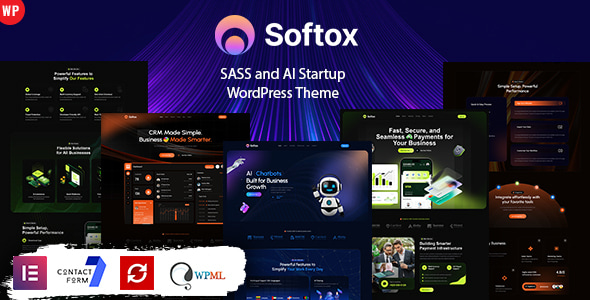 Softox - SaaS and AI Startup WordPress Theme