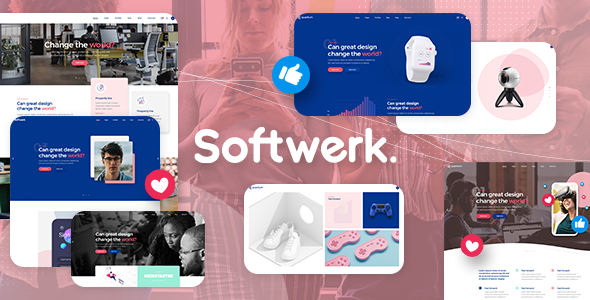 Softwerk 1.6 - Software & SaaS Startup WordPress Theme