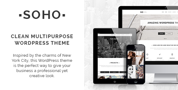 Soho 3.3 - Clean Multipurpose WordPress Theme