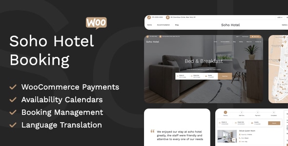 Soho 6.8 - Hotel Booking Calendar For WordPress