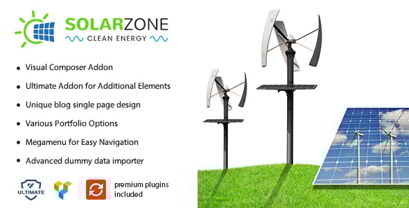 Solar Energy 4.2 - Wind & Power Company WordPress Theme