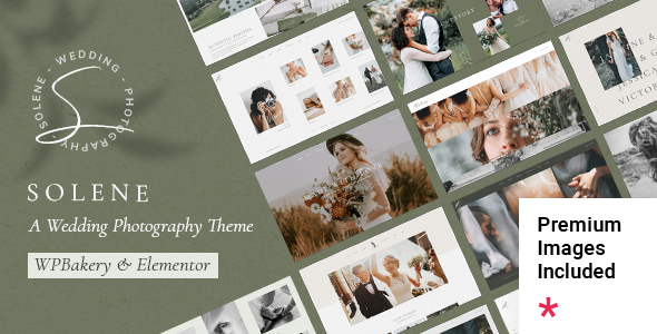 Solene 3.4.1 Wedding Photography WordPress Theme