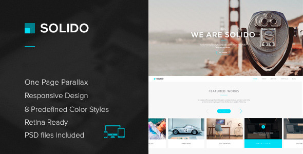 Solido 1.2 - Responsive One Page Parallax Template