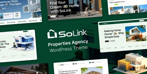 SoLink 6.8 - Properties Agency WordPress Theme