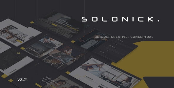 Solonick 17.07.2023 - Creative Responsive Personal Portfolio
