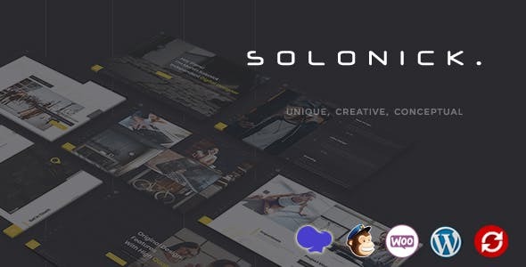 Solonick 6.2 - Personal Portfolio WordPress Theme