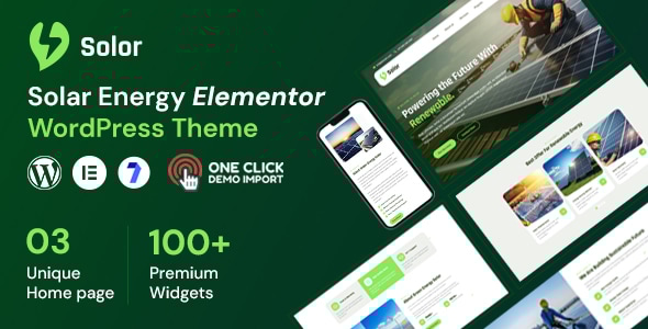 Solor - Solar Energy WordPress Theme