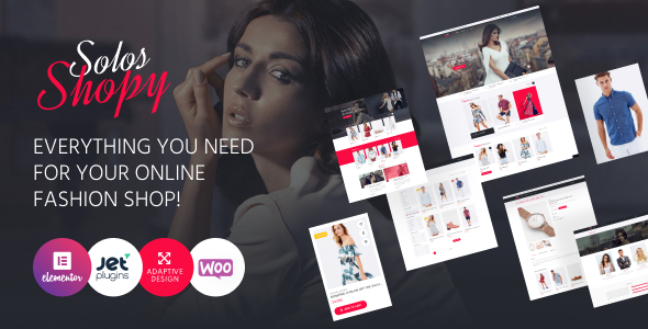 SolosShopy 1.1 - Fashion Shop Elementor WooCommerce Theme