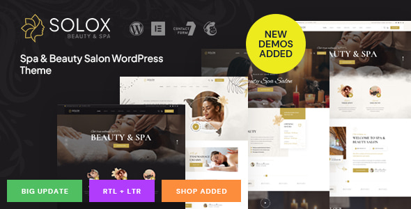Solox 1.2.2 - Spa & Beauty WordPress Theme