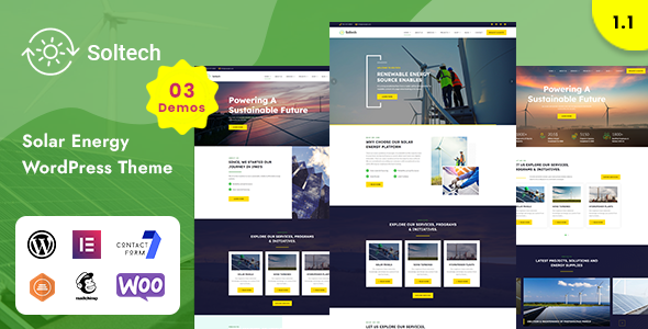 Soltech 6.9 - Solar Renewable Energy WordPress Theme