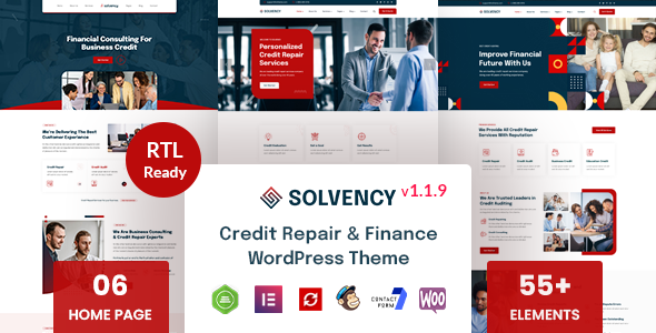 Solvency 1.1.9 - Finance & Credit Repair WordPress Theme