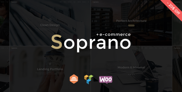 Soprano 1.0.5 - Minimalistic Multi-Purpose WordPress Theme