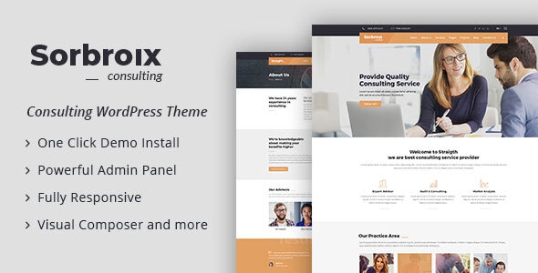 Sorbroix  Business Consulting WordPress Theme