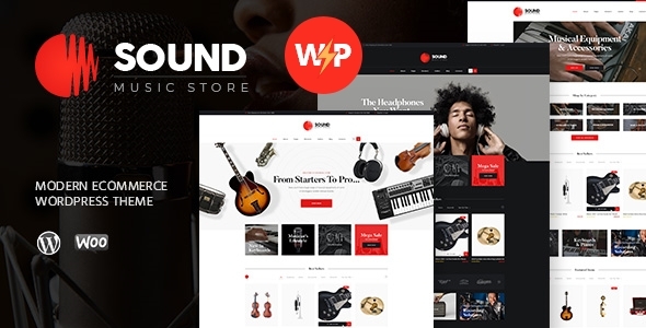 Sound 1.6.11 - Musical Instruments Online Store WordPress Theme