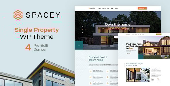Spacey 6.8 - Single Property WordPress Theme