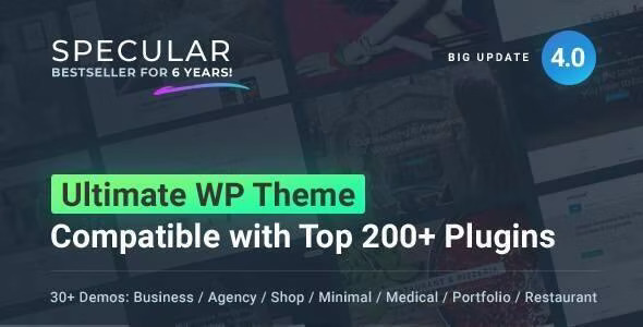 Specular 6.64.3.2 - Business WordPress Multi-Purpose