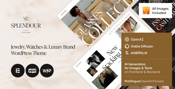 Splendour 1.23 - Jewelry & Watches WordPress Theme