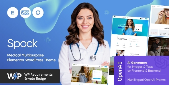 Spock 1.22 - Medical Doctor Dentist & Beauty WordPress Theme